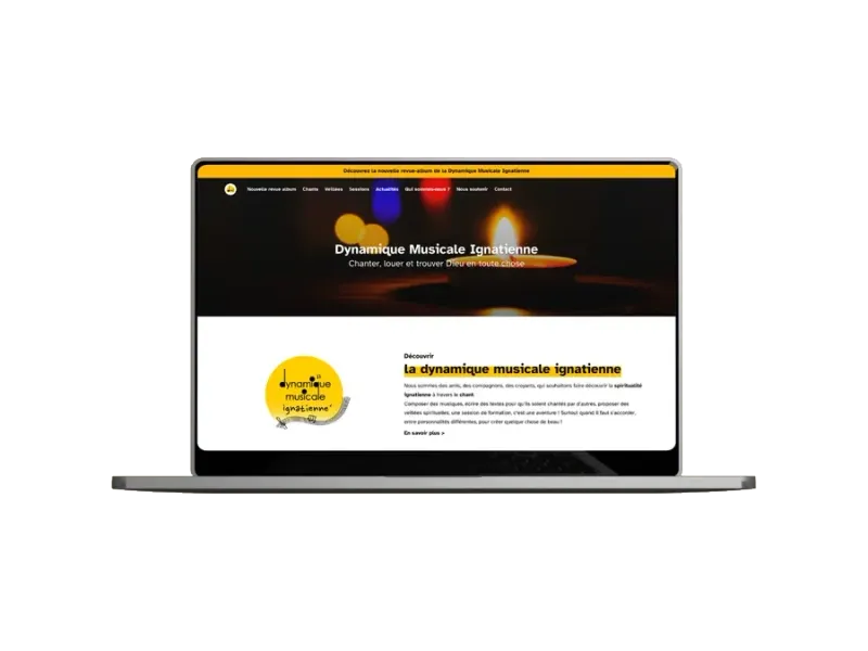 Lancement site web
